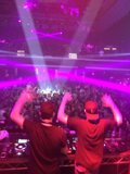 Nightclub Entertainers Hyping Up the Crowd