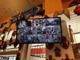 Artistic Television Display in a San Francisco Living Room