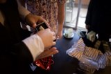 The Groom Checks His Phone