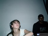 Music in Her Headphones