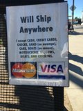 Will Ship Anywhere Advertisement