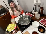 Dinner preparations in the kitchen