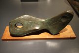 Bronze Fish Sculpture on Wooden Stand