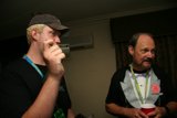 Two Men with Hats