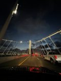 Nighttime Drive on the San Francisco-Oakland Bay Bridge