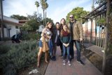 Pre-Coachella Squad Strikes a Pose on the Sidewalk