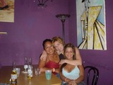 Three Friends Enjoying a Night Out at the Bar