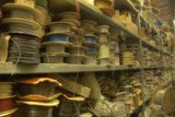 Spools of Wire in a Warehouse