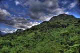 Majestic Mountain Covered in Clouds