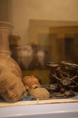 Tranquil Still Life with Buddha and Asian Ceramics
