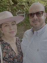 Stylish Couple Portrait in Garden Setting