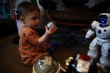 Baby's First Robot Encounter