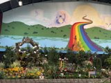 Nature's Canvas: A Vibrant Outdoor Mural