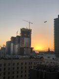 Serene Sunset with Urban Ambience