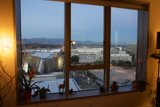 Cityscape View from a Window