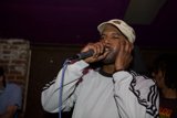 Singing his heart out