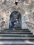 Man on Stone Steps