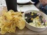 Fresh Flowers and Savory Snacks