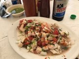 A Healthy Plate of Shrimp and Veggies