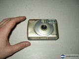 Vintage Digital Camera on the Table