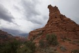 Majestic rock formation in the desert