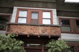 Rustic Charm on a Wooden Balcony