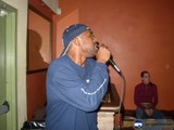 Entertainer Steve J With His Trusty Microphone