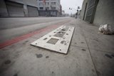 Street Sign at Urban Walkway