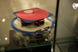 Ping Pong Sphere on Glass Table