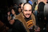 Mustache and Bearded Man at Urban Party
