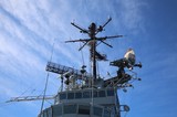 Naval Radar and Communications Tower on USS Hornet