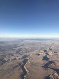 Majestic Desert Mountains from Above