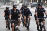 Biking Officers Keeping the Peace