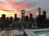 High Rise Sunset Cityscape