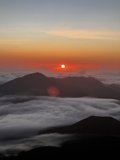 Sunset Over the Pacific Ocean