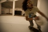 Skateboarding on Plywood