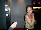 Woman with Remote Control