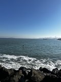 Kite Flying over the Pacific Ocean