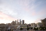 Pink Skies over the Urban Skyline