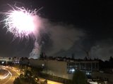 Fireworks Illuminate City Skyline
