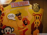 Enjoying the Paul Frank Art Show