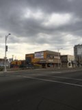 A City Intersection on a Cloudy Day