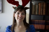 Festive Reindeer Antlers on Christmas Day 2009