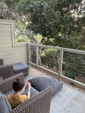 Tranquil Moments on the Balcony