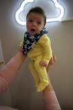 Neon Nights: A Moment of Fatherhood