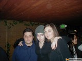 Three Friends at a Nightclub