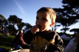 Sweet Moments: A Biscuit Break in Blue Sky Park