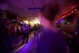 Nightlife at a Club with Purple Lights