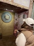 Nighttime Dart Fun in Urban San Francisco