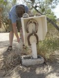 Horseshoe on Water Fountain